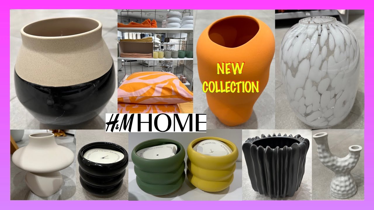 H&M HOME ** HOMEDECOR,VASES,SCENTED CANDLES & MORE**