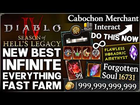 Diablo 4 - BIG Discovery - New Best INFINITE Everything Farm - Easy OP Mythic, GA Gear & More Guide!