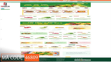 Mã code 46809. Theme wordpress bán trái cây nông sản Full code | Topcode.vn