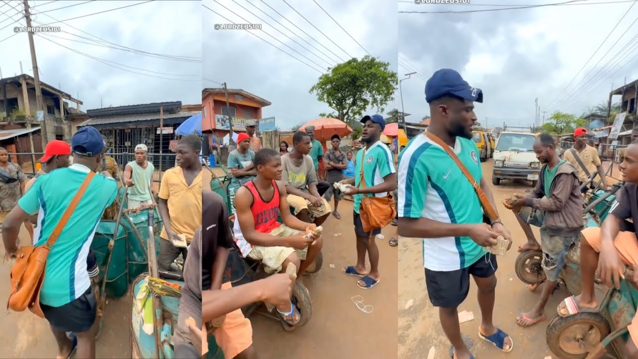 🎉 We Shared ₦500,000 on the Streets for Alhaji’s 40th Birthday! 🙌❤️