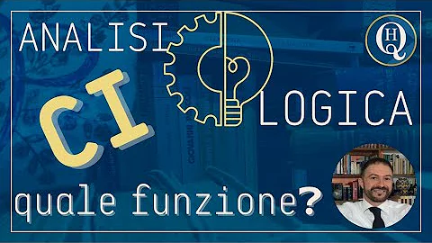 Che cos'è ci analisi logica?