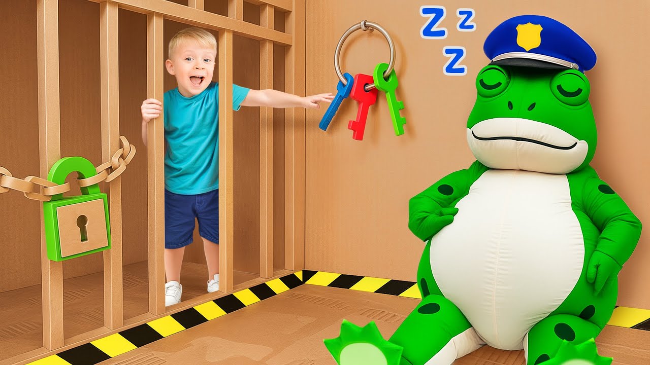 Wielki Labirynt z Kartonowych Pudeł z Oliverem | Zbiór Wyzwań dla Dzieci