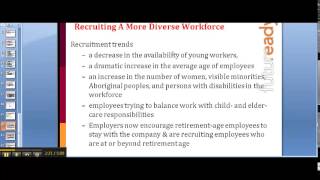 Chapter 5 and 6 - Video 4: Diversity and Recruitment – Part 1