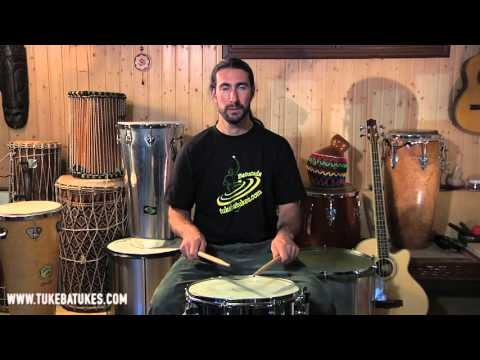 Caixa patterns for Samba-Reggae and Samba-Afro