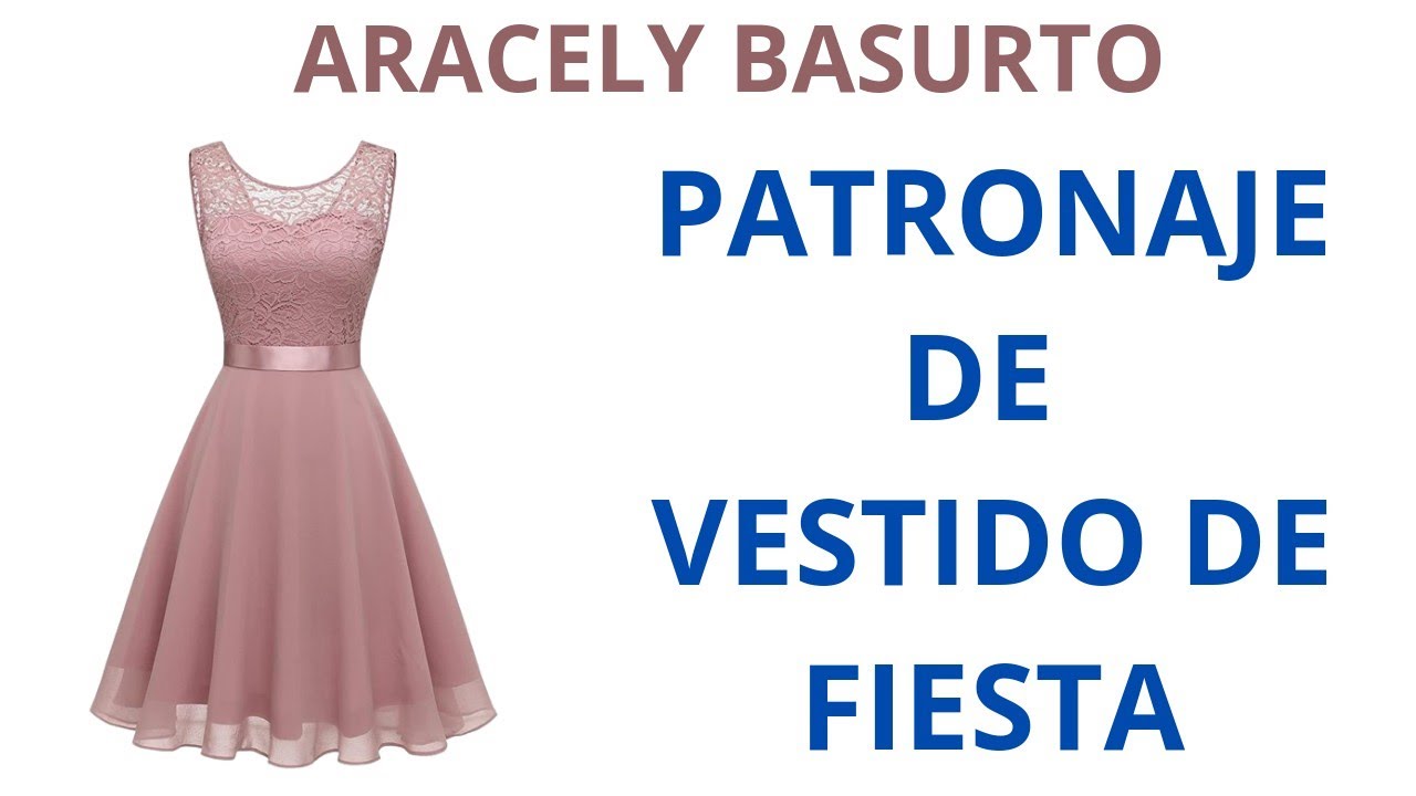 PATRONAJE DE VESTIDO DE FIESTA