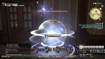 FFXIV: healing with my spear (AST animation)