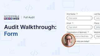 Auditing a form for accessibility | Accessible Web Audit