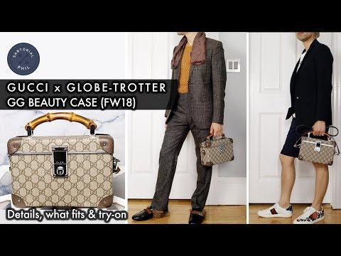 Gucci x Globe-Trotter GG Beauty Case FW18 Runway: Detailed review, what  fits & try-on - YouTube