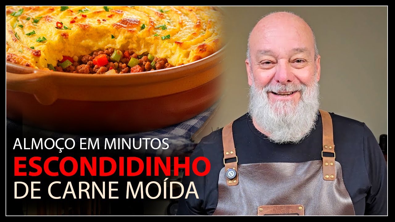 ESCONDIDINHO DE CARNE MOÍDA: O ALMOÇO MAIS RÁPIDO E FÁCIL QUE VOCE JÁ VIU!