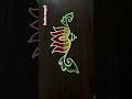 lotus flower border rangoli design's #dialyrangoli #muggulu #borderrangoli #kolam #youtube
