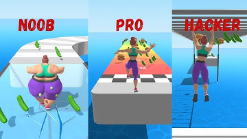 Noob Vs Pro Vs Hacker In Fat 2 Fit