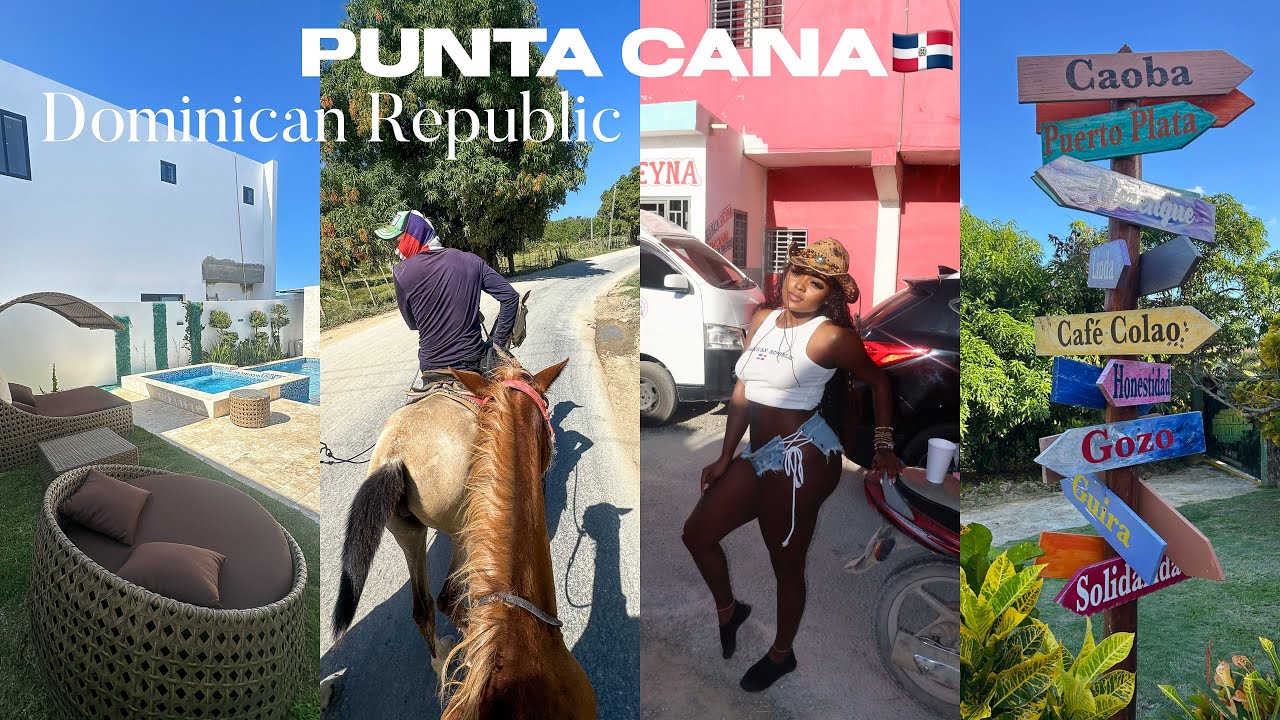 DOMINICAN REPUBLIC TRAVEL VLOG | BIRTHDAY GIRLS TRIP | MONKEYLAND .. HORSEBACK RIDING .. MORE
