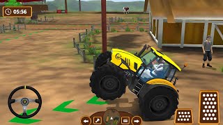 4x4 Tractor Farming Simulator 🚜 Village Farming Gameplay | खेत खेती Simulator 4K screenshot 4