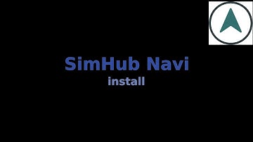 SimHub Navi Install (Real World GPS Navi for Race Sims)
