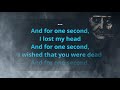 One Second - Paradise Lost (Karaoke)