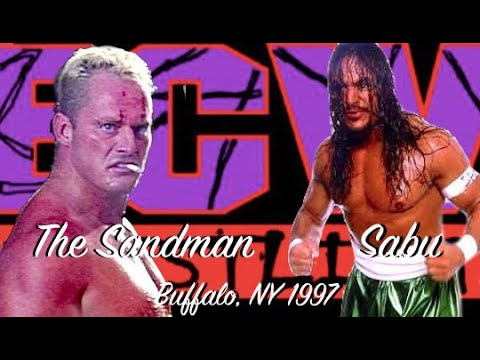 ECWプロレスカード サンドマン ECW Wrestling Card Sandman 1997 Near Mint Condition Sports