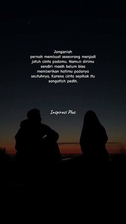 Jangan Biarkan Cinta Bertepuk Sebelah Tangan