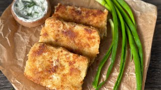 видео: Филе минтая в панировке. Идея быстрого и простого ужина картинка: Филе минтая в панировке. Идея быстрого и простого ужина