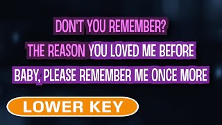 Don't You Remember (Karaoke Lower Key) - Adele
