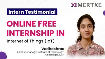 Intern Testimonial |Online Free Internship in Internet of Things| Honest Review From Vedhashree