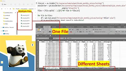 Importing Multiple Excel Files into one but on Different Sheets|Learnerea