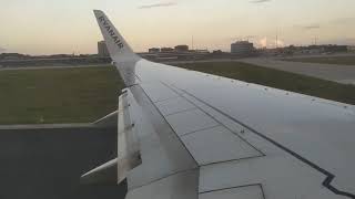 TAKE-OFF FROM EINDHOVEN, NETHERLANDS. BOEING 737-8AS.RYANAIR.
