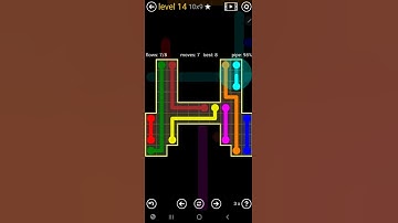 How To Solve Flow Free Inkblot Pack Level 14 10x9 Board Walk Through Solution Walkthrough