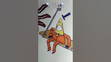 Bill Cipher misses Stanford #art #drawing #sketch #fyp #gravityfalls #billcipher