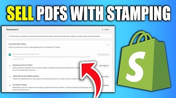 How To Sell Pdfs On Shopify With PDF Stamping - New Method