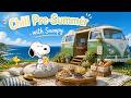 Chill Pre-Summer with Snoopy 🌸 Smooth Jazz with Outdoor Vibes for Relaxation, Work &amp; Study