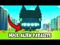 😲 HACKER Equips *HUGE* ALIEN PARASITE! | Pet Simulator X!