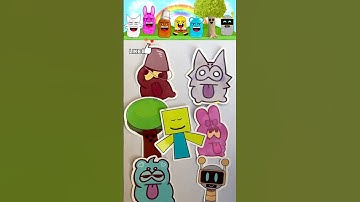 Incredibox Sprunki - Nuggets Edition (Mod) color mixing #incredibox #sprunki #satisfying #nuggets