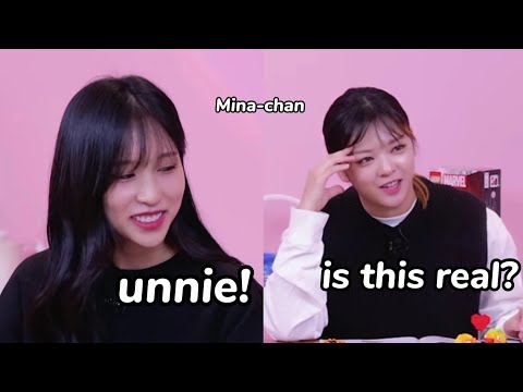 why mina refuse to not call jeongyeon *unnie*