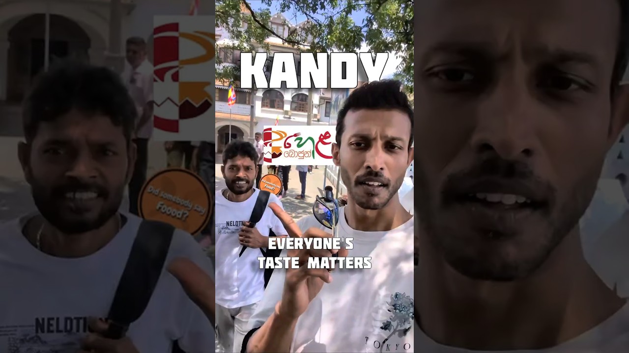 I Asked a Stranger to Eat With Me in Kandy | Helabojun Food Review #shortvideo
