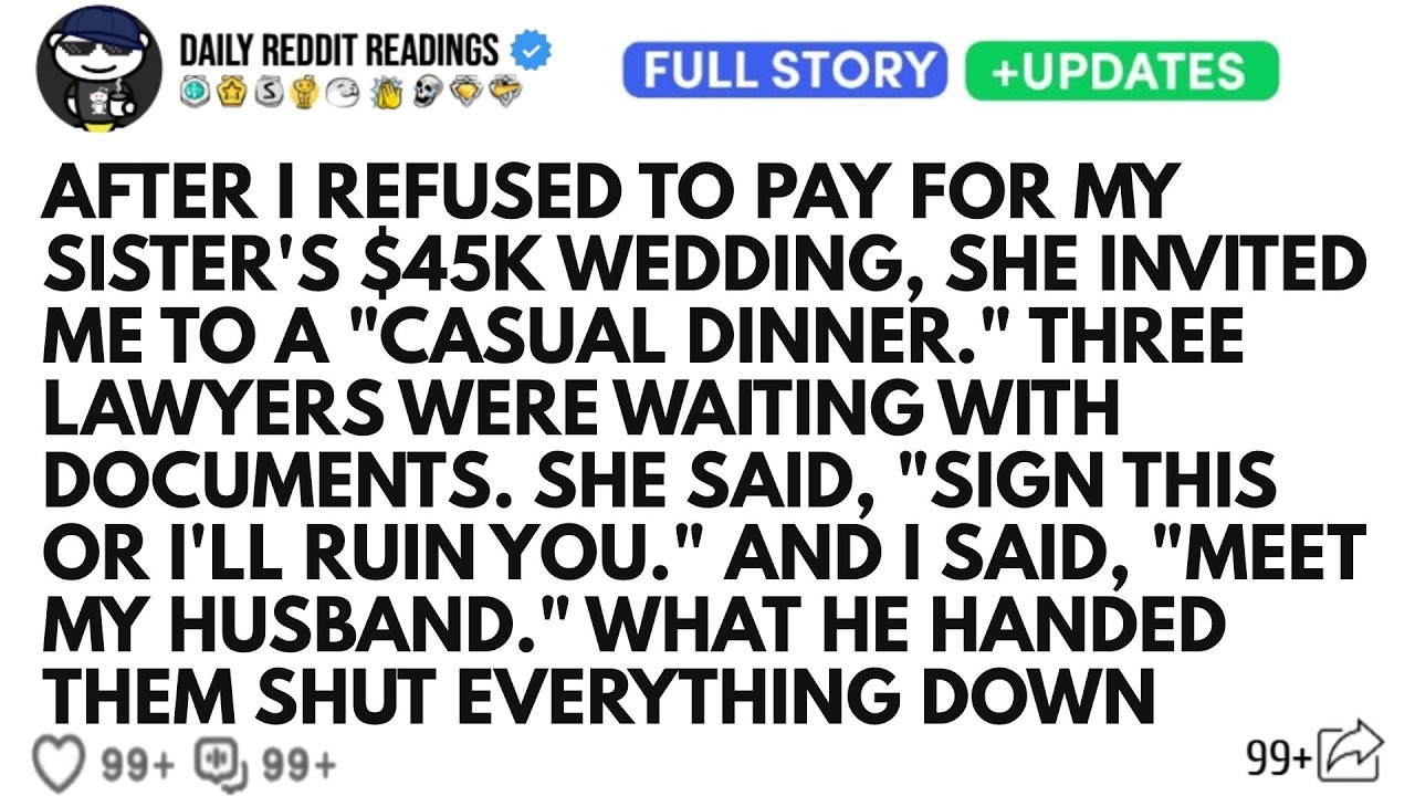 After I Refused To Pay For My Sister's $45K Wedding, She Invited Me To A 