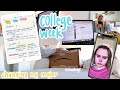 productive college week in my life | changing my major & unboxing hauls