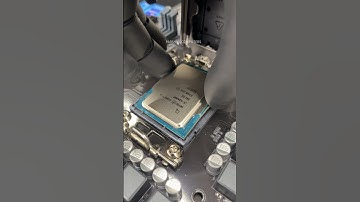 ASMR CPU installation intel i5 12400F #shorts