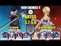 NEW Spiral Abyss 5.7 - 5.8 | C3 Kaeya Melt &amp; C6 Pyro Traveler Overload - F2P | Genshin Impact 【原神】