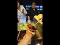 Live broadcast of street food specialties and fruit delicacies