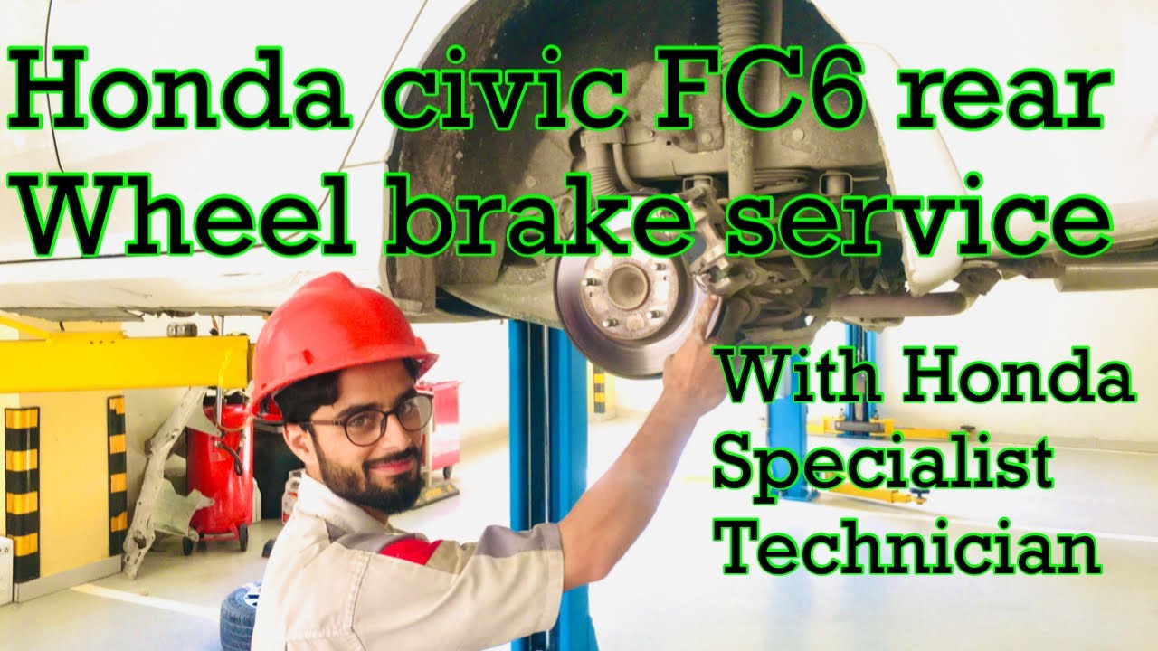 Honda Civic Rear Wheel Brake Service/BrakeService/Urdu Hindi