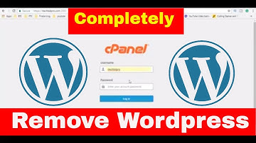 How to Delete & Uninstall WordPress completely From cPanel