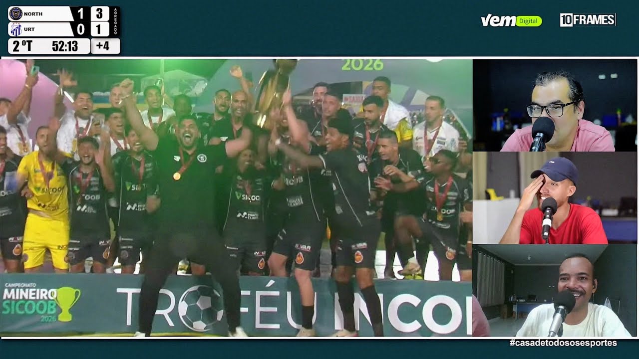 North X URT - Ao Vivo - Final da Taça Inconfidência 2026 - Pre Jogo - Narração ao vivo - Pós Jogo