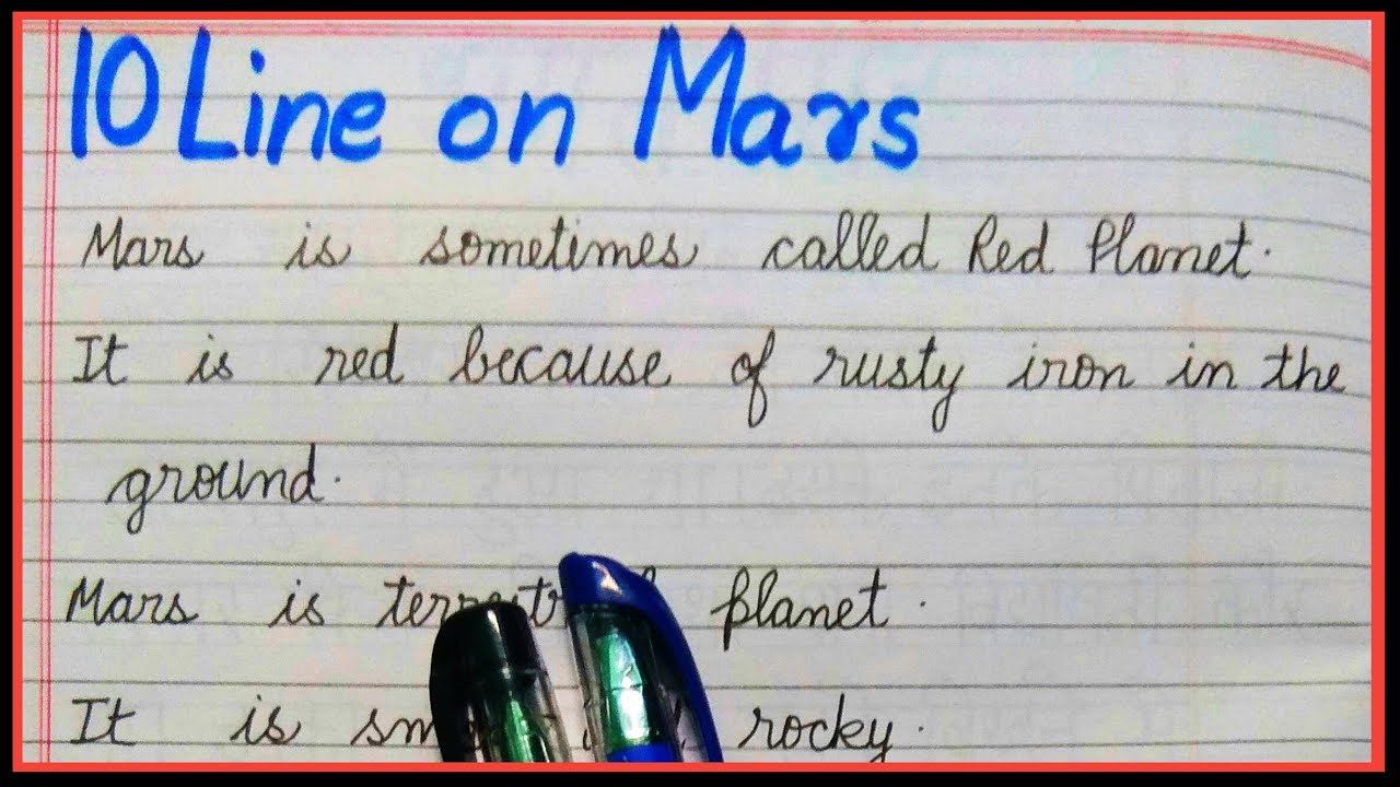 essay on mars planet