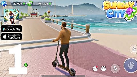 Sunday City: Smile Life 4k Gameplay Walkthrough Part 1 (iOS, Android)
