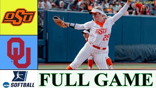 Oklahoma vs oklahoma State Softball FULL GAME IN3 | May 03,2024 | College Softball 2024