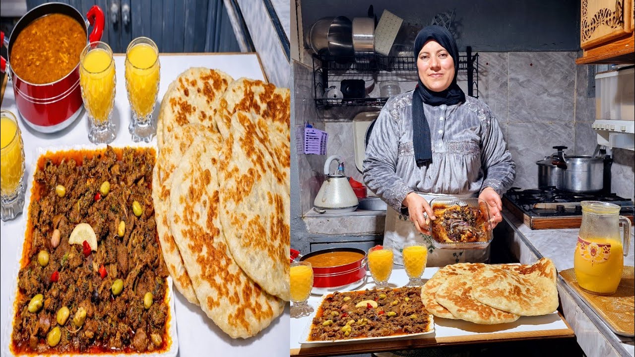 رمضان كريم شاركت معكم نهار  ا🫶لاول في رمضان🌙 حضرت معكم فطور🔥 بسيط متواضع جدا