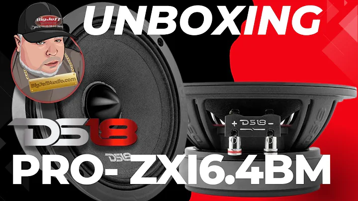 Unboxing DS18 6.5 Mid-Range 600w 4Ω Loudspeaker PRO-ZXI6.4BM by Big Jeff Audio