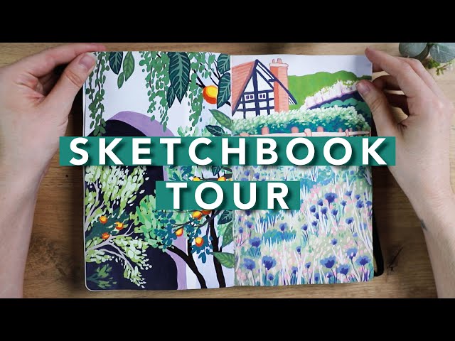 Watercolor Sketchbook Tour  A Flip Through My Art Journal 