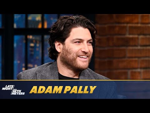 Adam pally dishes on being strapped to a parachute with arnold schwarzenegger