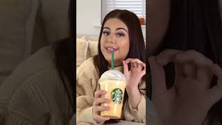 “ Trying Starbucks Fall Menu” Out now Go check it out 🧡🍂☕️ #shorts #shortsvideo #shortsfeed